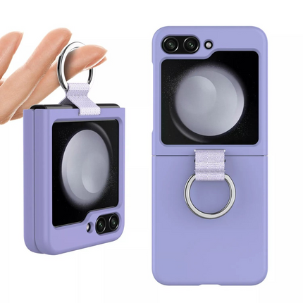 Buckle Strap Back Case for Samsung Z Flip