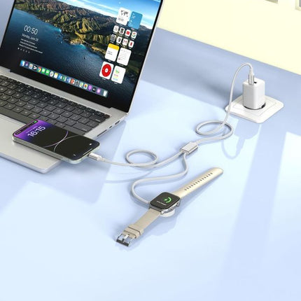 2-In-1 Watch Magnetic & Fast Charger Cable 1M