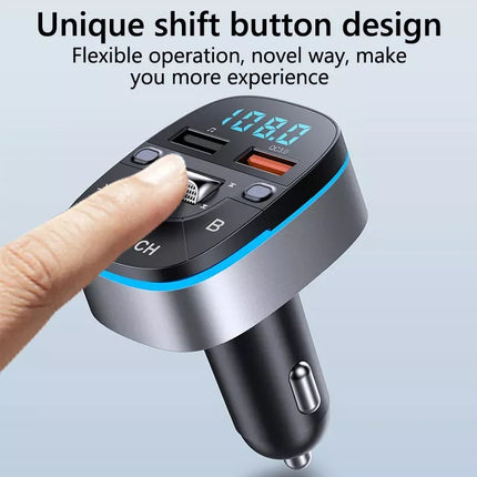 In-Car Edge FM/Bluetooth MP3 & Fast Charger (12 Months Warranty)