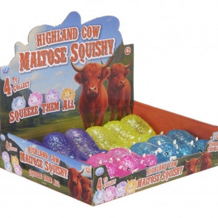 Highland Cow 9.5cm Squishy Sugar Maltose Toy