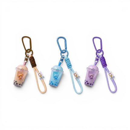 QuirKeys Bubble Tea Liquid Keyring Bag Charm