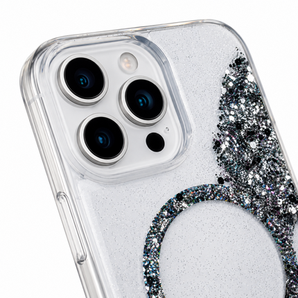 iPhone 15 Pro Max Sparkle Magnetic Ring Case