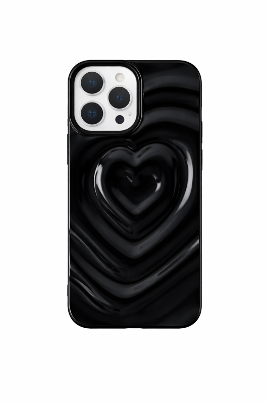 Galaxy A55 Heart Plating 3D Case
