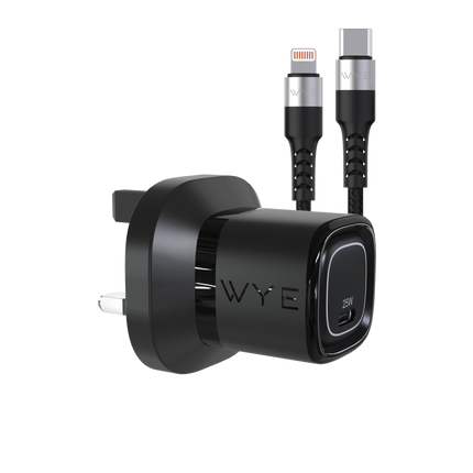 25W USB-C Charging Kit with USB-C to Lightning Cable (Gan III)