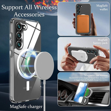 Galaxy S23 Ultra Clear Magnetic Case