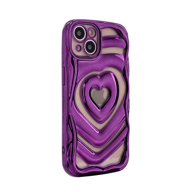 iPhone 13 Pro Max Heart Printed TPU Case
