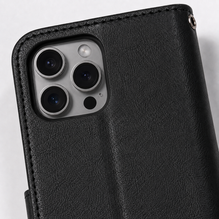 iPhone 15 Pro Wallet Slide Pocket Case