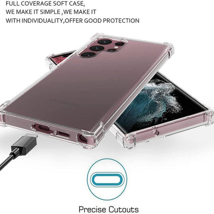 Galaxy S23 Clear Anti Drop Case