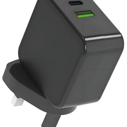 65W Universal USB-C & USB-A Laptop Charger with 12 Different Tips