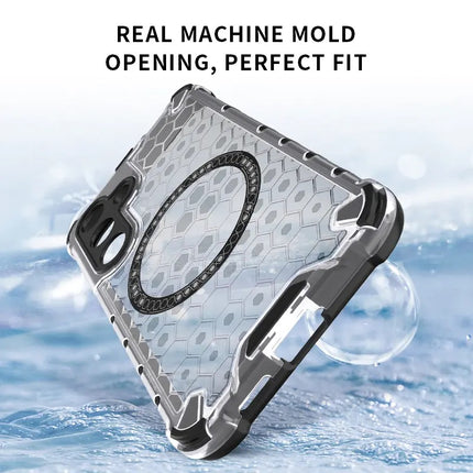Shockproof Magnetic Ring Phone Case with Honeycomb for Samsung