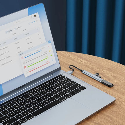3.0 (5 Gbps) Ultra Slim Multi USB Hub with USB-A Connector 10 Times Faster than USB 2.0 (12 Months Warranty)
