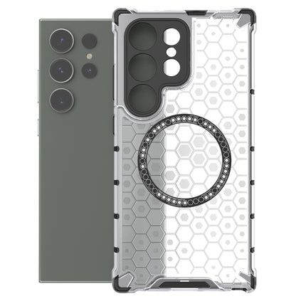 Shockproof Magnetic Ring Phone Case with Honeycomb for Samsung