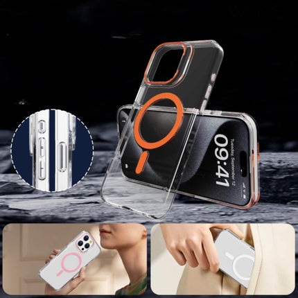 Transparent Case with Colourful MagSafe Trim for iPhone 11/12/13/14/15 - Row