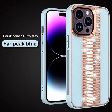 iPhone 15 Diamond Strip Back Case