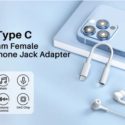 USB-C to 3.5mm Silicone Adapter (12 Months Warranty)