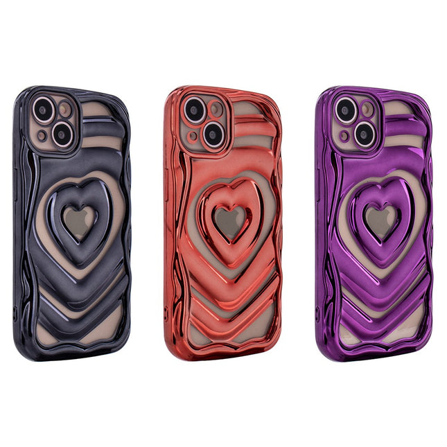 iPhone 12 Heart Printed TPU Case