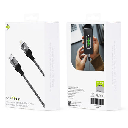 Aluminum Alloy Braided Charging and Syncing Cable