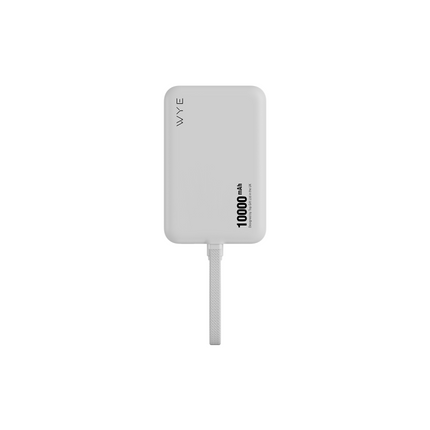 10K Magnetic Power Bank With Build-in USB-C Cable