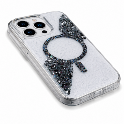 iPhone 15 Pro Max Sparkle Magnetic Ring Case