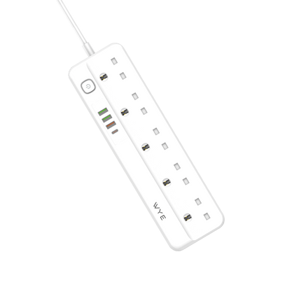 Extension Socket 10A Electric Outlets with USB PD QC3.0 Charging Ports