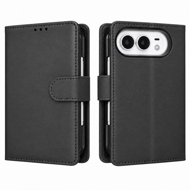 iPhone Duo Wallet PU Leather MagCharing Case