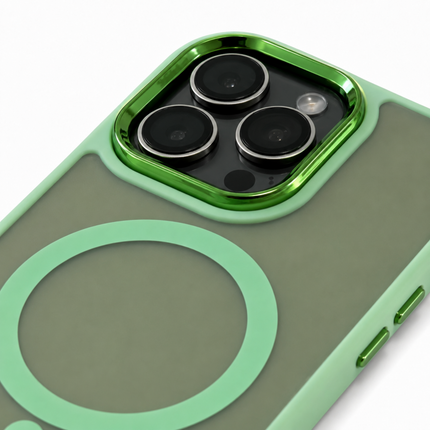 iPhone 15 Pro Max Magnetic Case with TPU Frame