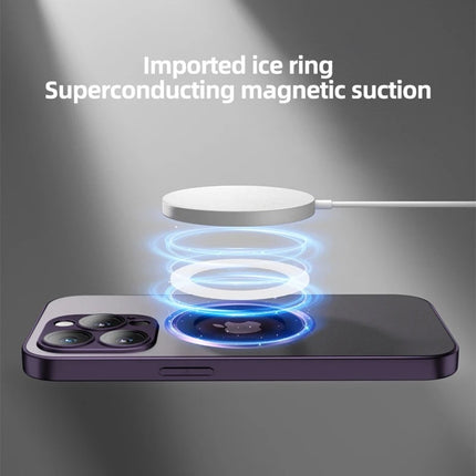 AG - Magnetic Charging Case with Camera Lens for iPhone XR/11/12/13/14/15 - Row
