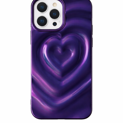 Galaxy A06 Heart Plating 3D Case