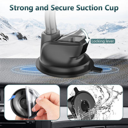 Long Arm Magnetic Cup Suction In-Car Phone Holder