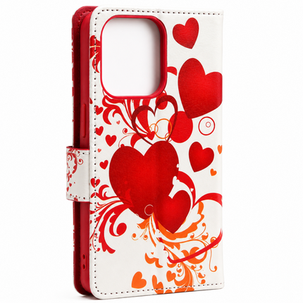 iPhone 15 Pro Wallet Printed Design Case