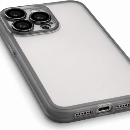 iPhone 15 Pro Max Half Clear TPU Slim Case
