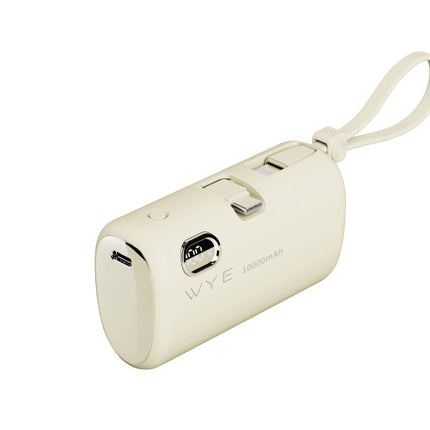 USB-C Plug Power Bank 10K with Lightning Cable
