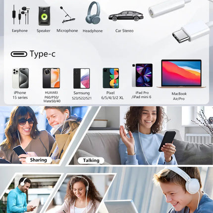 USB-C to 3.5mm Silicone Adapter (12 Months Warranty)