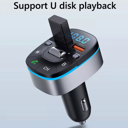 In-Car Edge FM/Bluetooth MP3 & Fast Charger (12 Months Warranty)