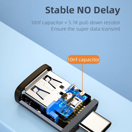 USB-C to USB-A Expansion OTG Adapter (12 Months Warranty)
