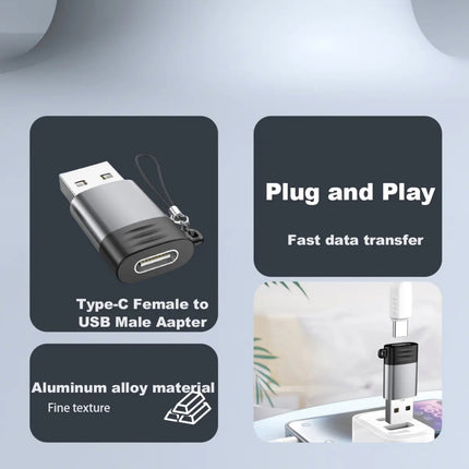USB-C to USB-A Mini Adapter (12 Months Warranty)