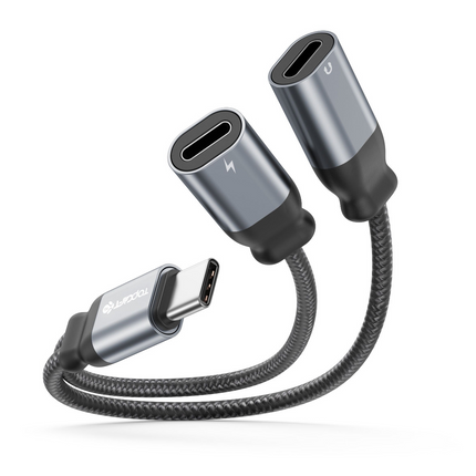 USB-C to Dual Female USB-C Ports Splitter (12 Months Warranty)