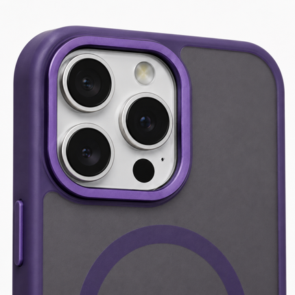 iPhone 15 Pro Hard TPU Clear Magnetic Case