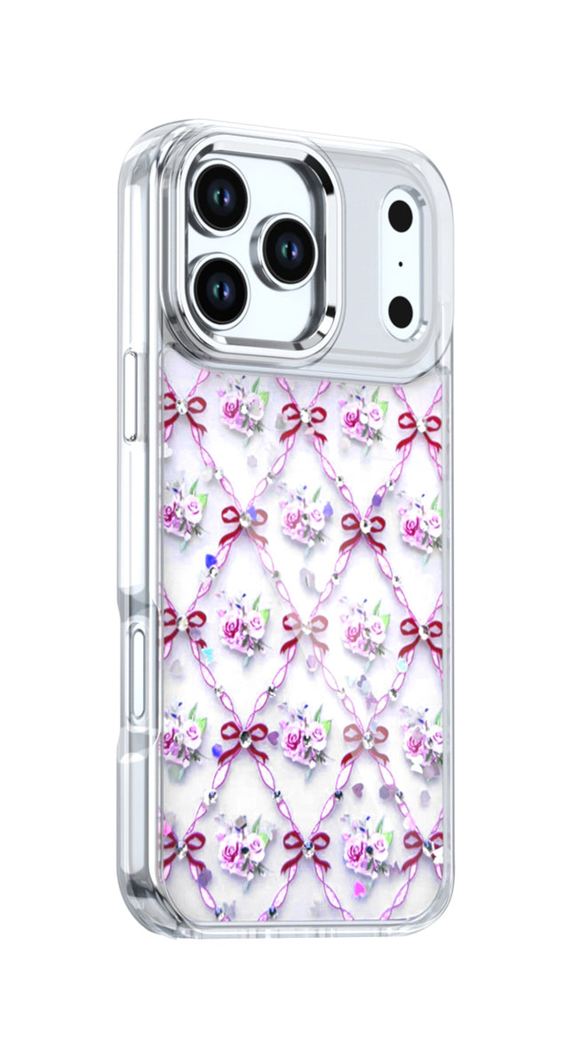 iPhone 17 Air Floral Shiny Case