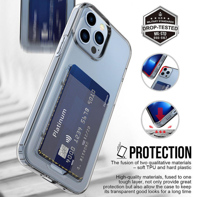 Galaxy S22 Plus TPU Card Slot Clear Case