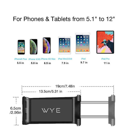 Head Restraint Tablet Holder