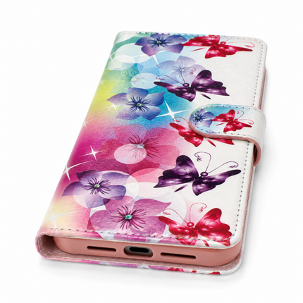 iPhone 15 Pro Wallet Printed Design Case
