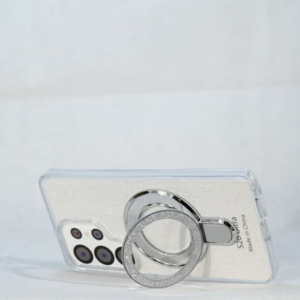 Galaxy S26 Ultra Shiny Metal Stand Case