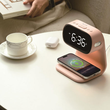 LED Display & Wireless Charging Stand