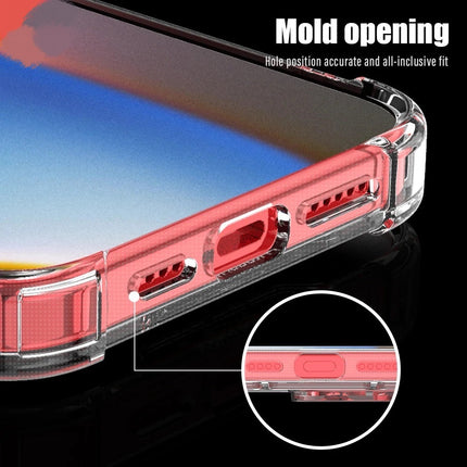 Gorilla Anti-Shock In 4 Corners Clear Case for iPhone 7/8/X/XR/11/12/13/14/15 - Row