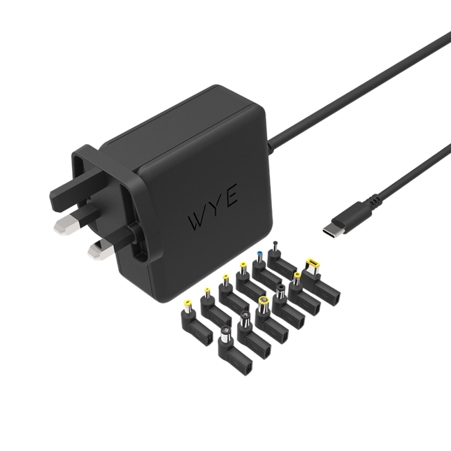 GaN100W Universal Laptop Chargerwith 12 Different Tips