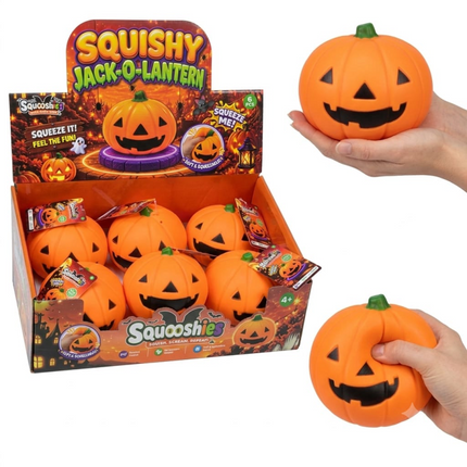 Squishy Jack-O-Lantern (Pack of 6)