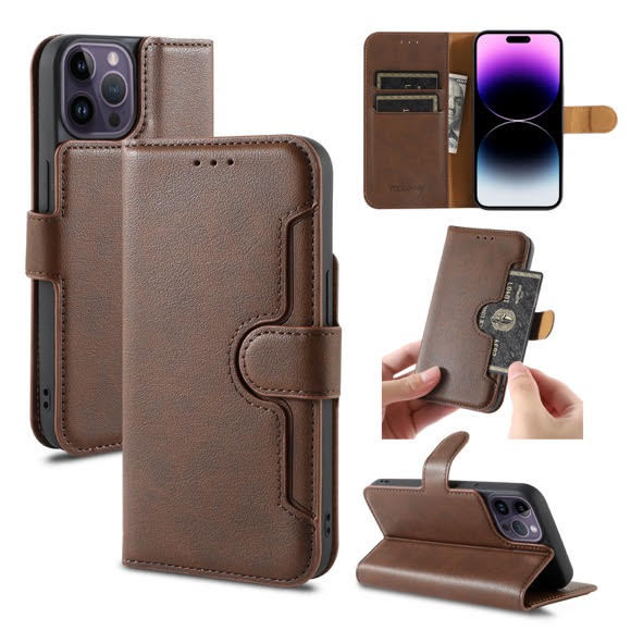 Galaxy S23 FE Wallet Double Stitches PU Leather Case