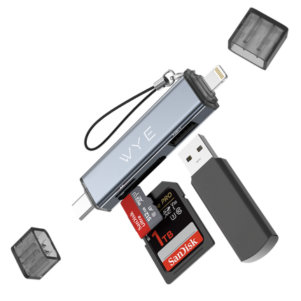 3-in-1 card reader