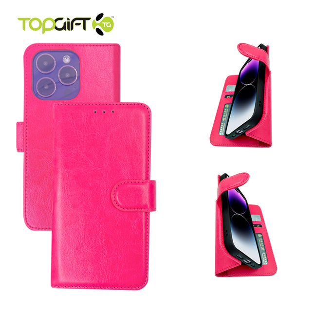 iPhone 13/14 Wallet PU Leather Case